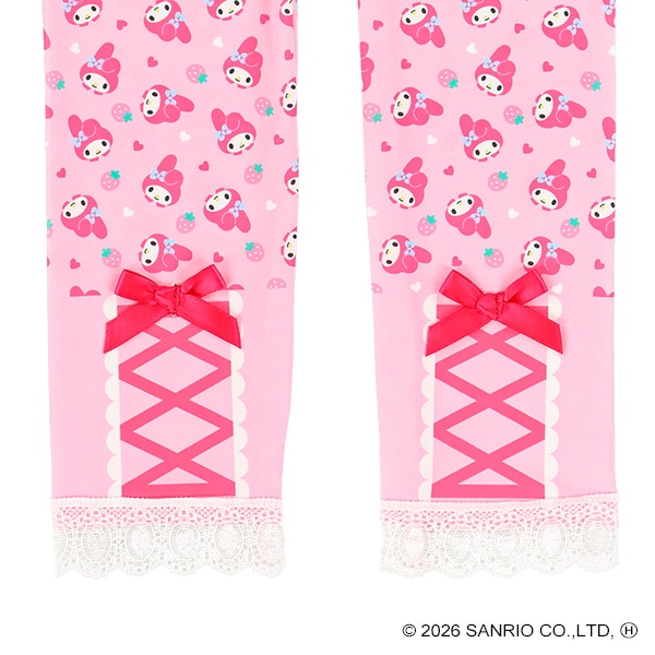 リボン付きキッズアームカバー（マイメロディ）