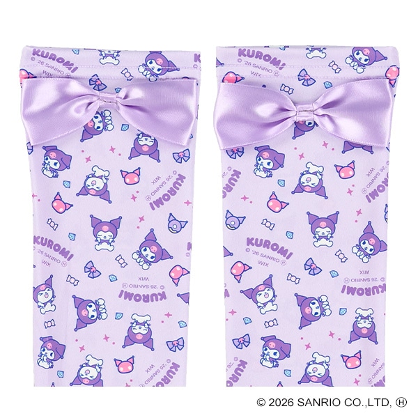 リボン付きキッズアームカバー（クロミ）