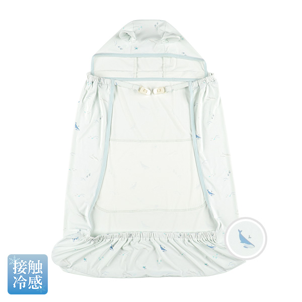 もっちり冷感UVカットケープ（海の生き物）