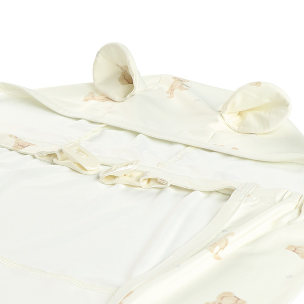 もっちり冷感UVカットケープ（くま）