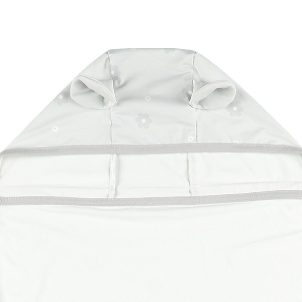 もっちり冷感UVカットケープ（花）