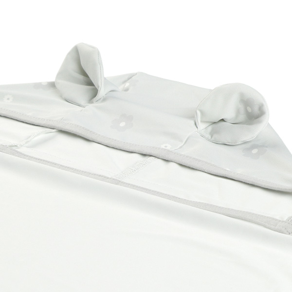 もっちり冷感UVカットケープ（花）