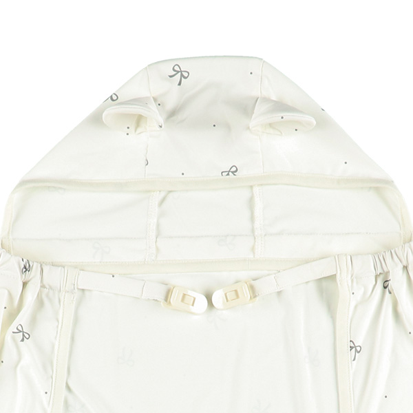 もっちり冷感UVカットケープ（リボン）