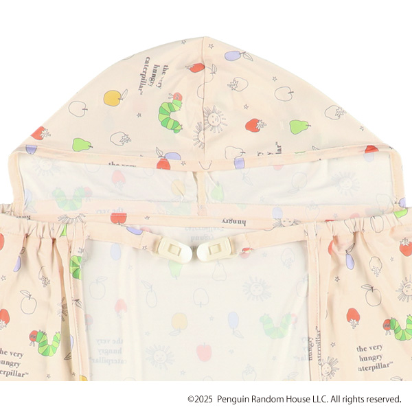 接触冷感UVマルチケープ（はらぺこあおむし）