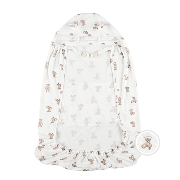 UVカット＋涼感素材 マルチケープ（くま）