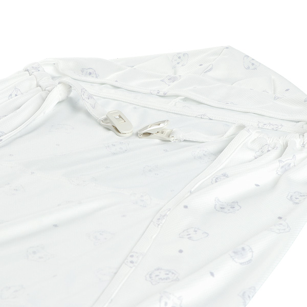 UVカット＋涼感素材 マルチケープ（ねこ）