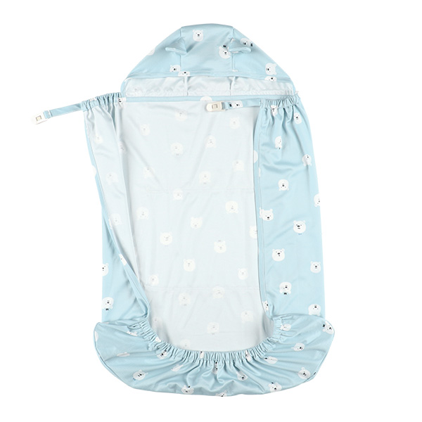 UVカット＋涼感素材 マルチケープ（白くま）