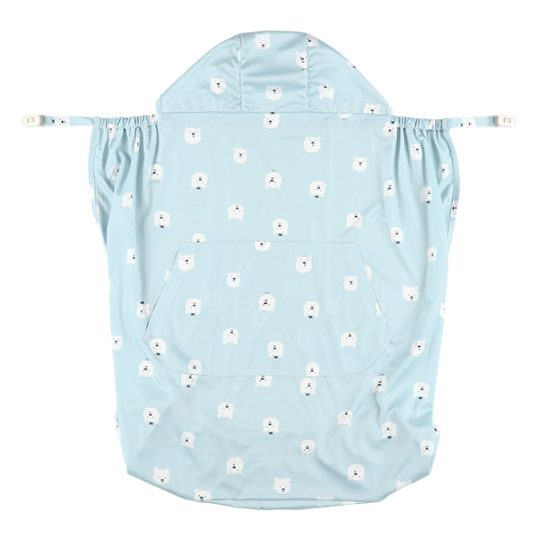 UVカット＋涼感素材 マルチケープ（白くま）