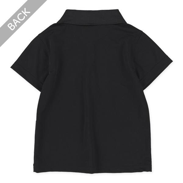 ナンバーワッペン半袖ポロシャツ