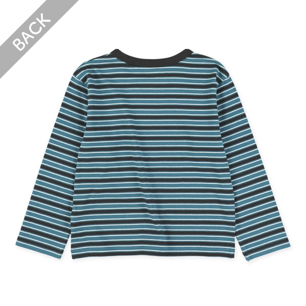 マルチボーダー長袖Tシャツ