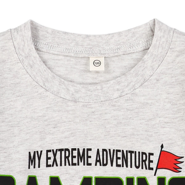 アウトドア風CAMPINGロゴ長袖Tシャツ