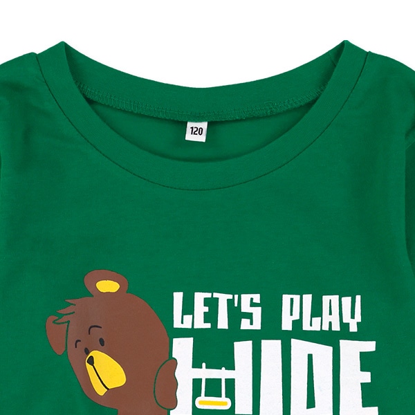 ひょっこりくまロゴ長袖Tシャツ