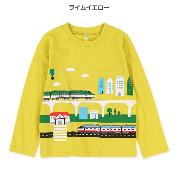 電車線路長袖Tシャツ