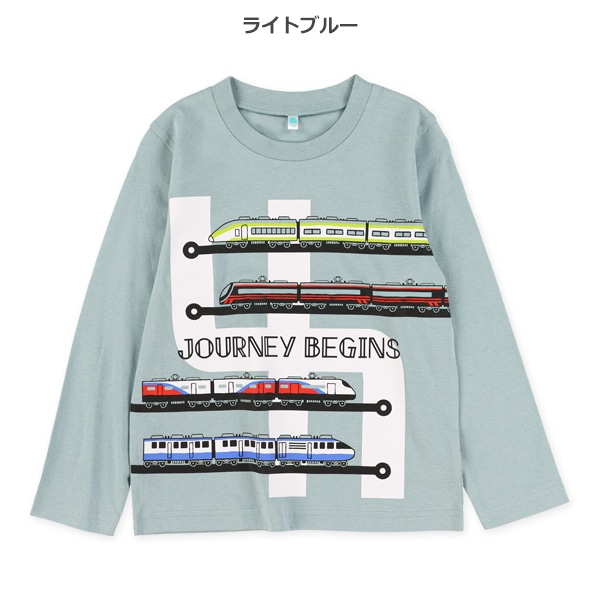 電車線路長袖Tシャツ