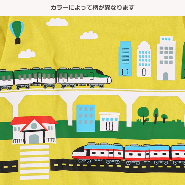 電車線路長袖Tシャツ