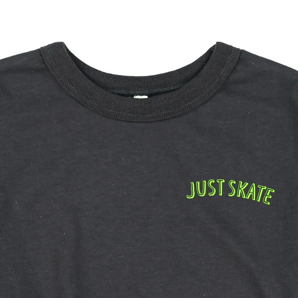 スケボーバックプリント長袖Tシャツ