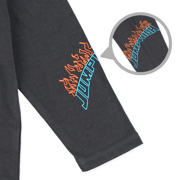 スケボーバックプリント長袖Tシャツ
