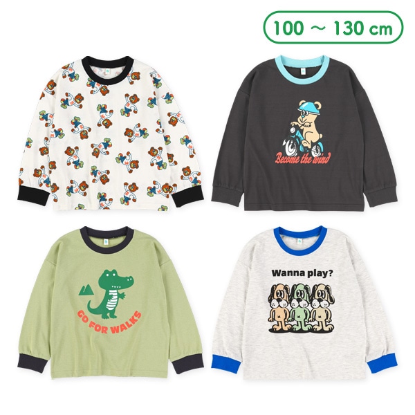 アメカジコミック長袖Tシャツ
