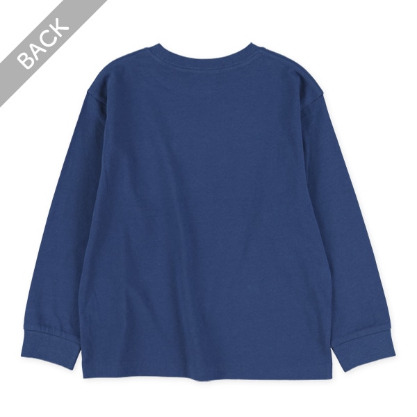 ポケット付きワイド長袖Tシャツ