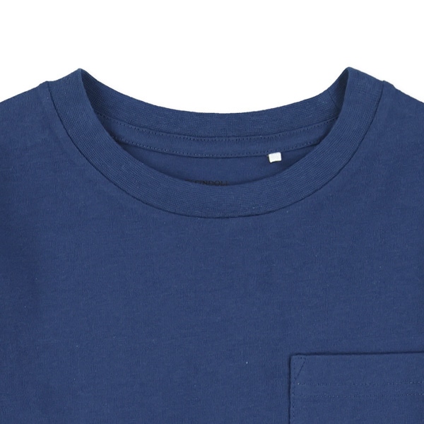 ポケット付きワイド長袖Tシャツ