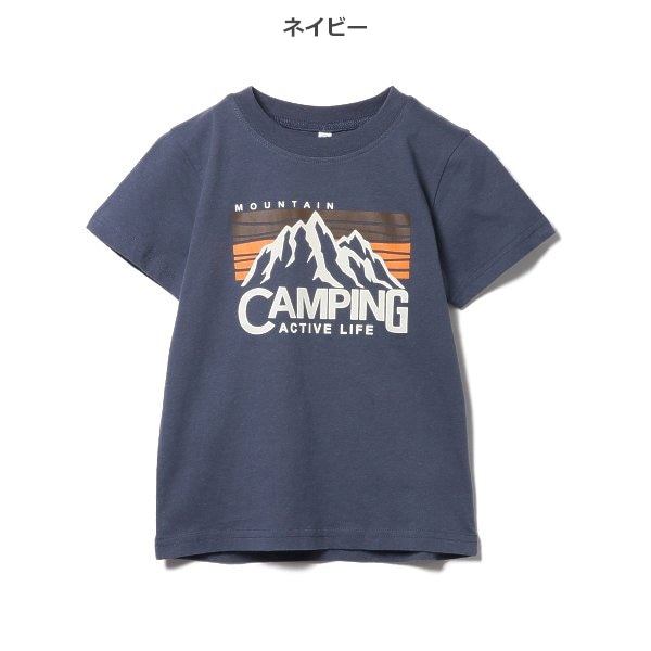 山柄半袖Tシャツ