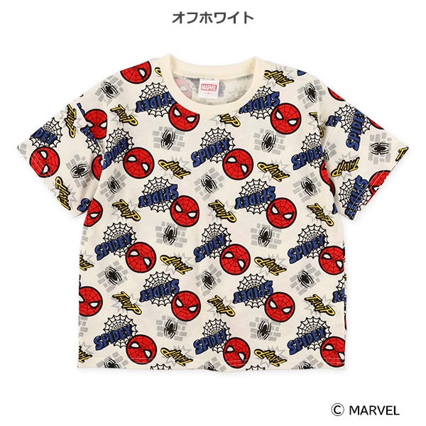総柄半袖Tシャツ（スパイダーマン）