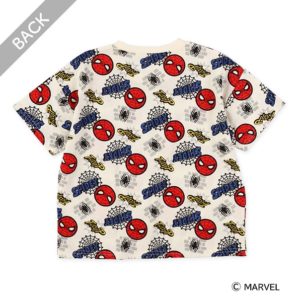 総柄半袖Tシャツ（スパイダーマン）