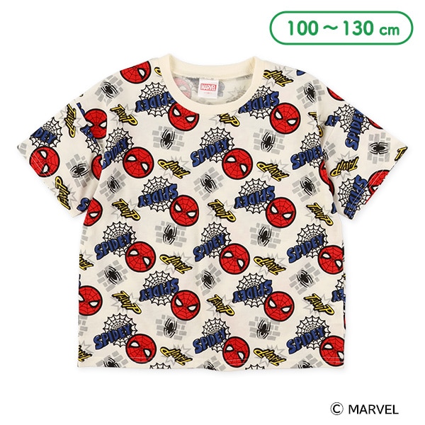 総柄半袖Tシャツ（スパイダーマン）