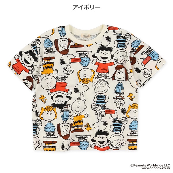 ワイド半袖Tシャツ（スヌーピー）