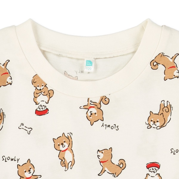 いぬ・昆虫総柄半袖Tシャツ