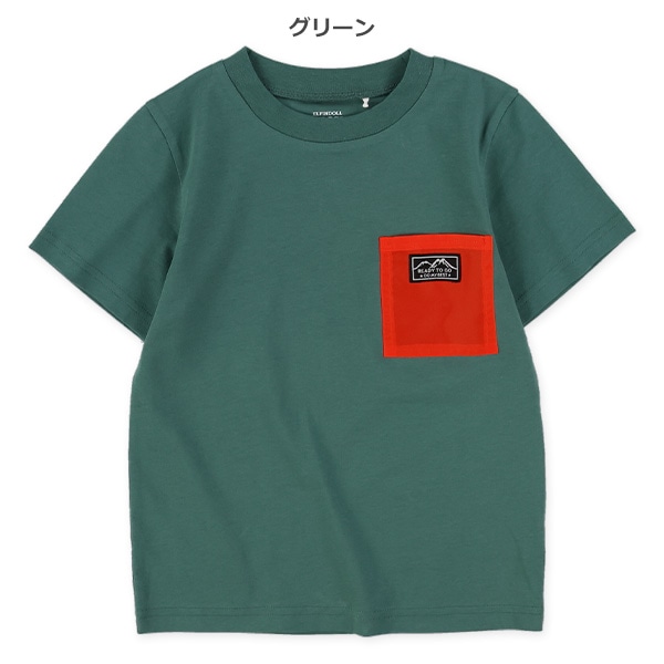 チケット付きポケット半袖Tシャツ