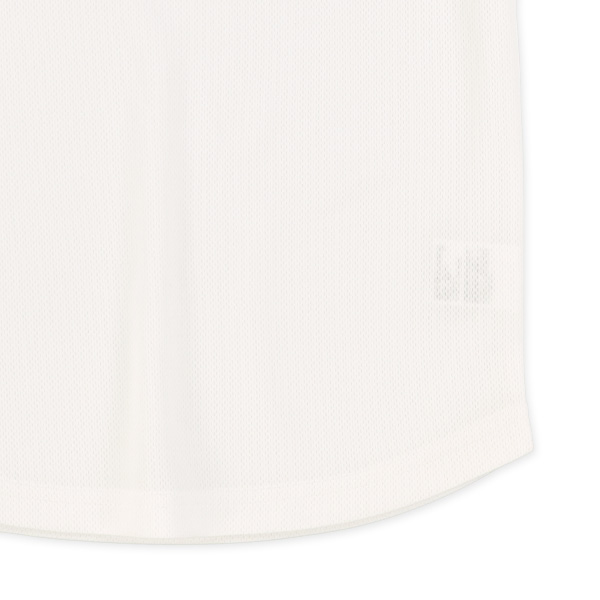 ポリエステルメッシュ肩2ライン半袖Tシャツ