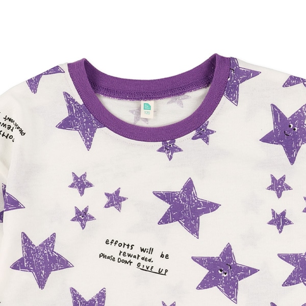 星総柄ワイド半袖Tシャツ