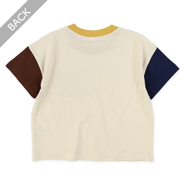 ポケット配色半袖Tシャツ