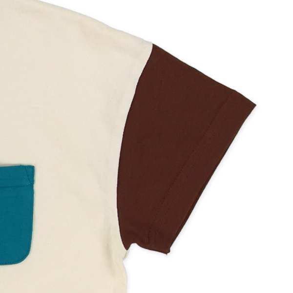 ポケット配色半袖Tシャツ