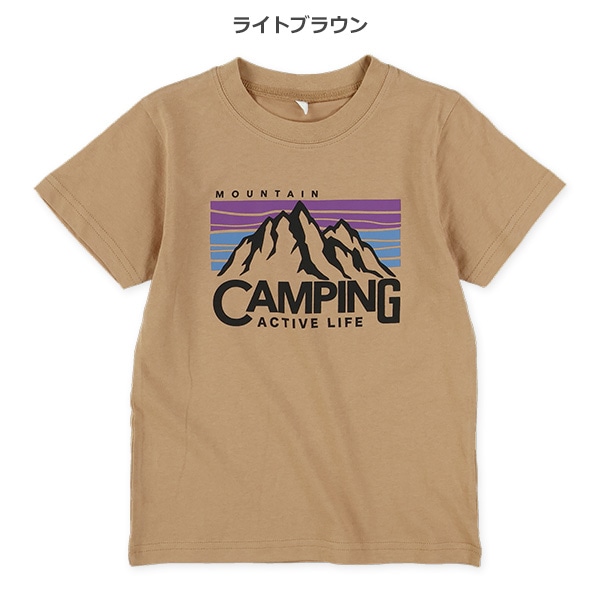 山柄半袖Tシャツ