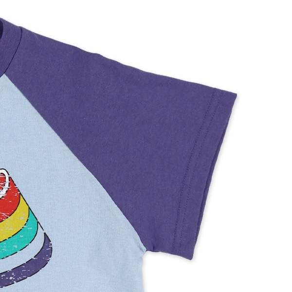 レインボーサークルロゴ半袖Tシャツ
