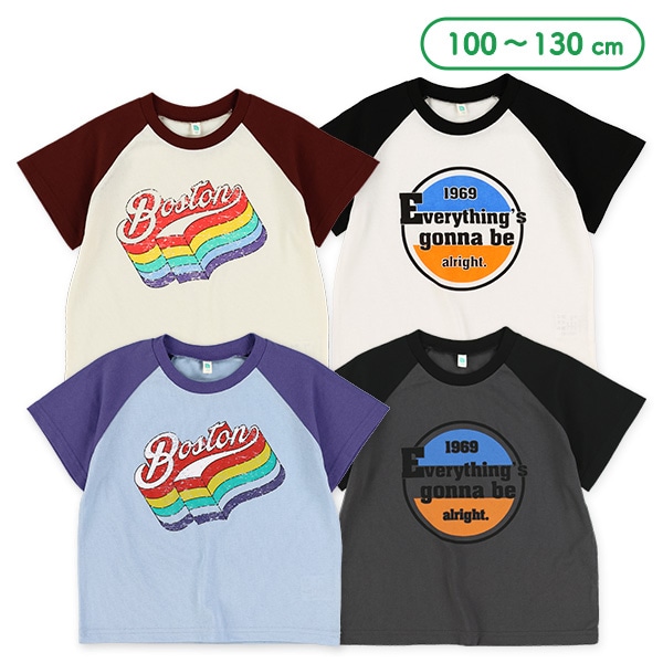 レインボーサークルロゴ半袖Tシャツ
