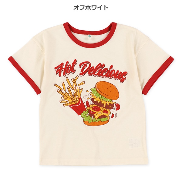 ハンバーガー半袖Tシャツ