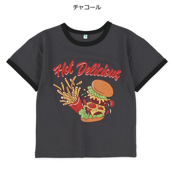 ハンバーガー半袖Tシャツ
