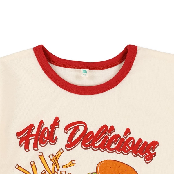 ハンバーガー半袖Tシャツ