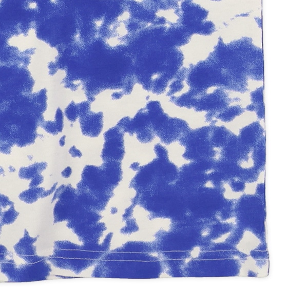 ムラ染め風プリント半袖Tシャツ
