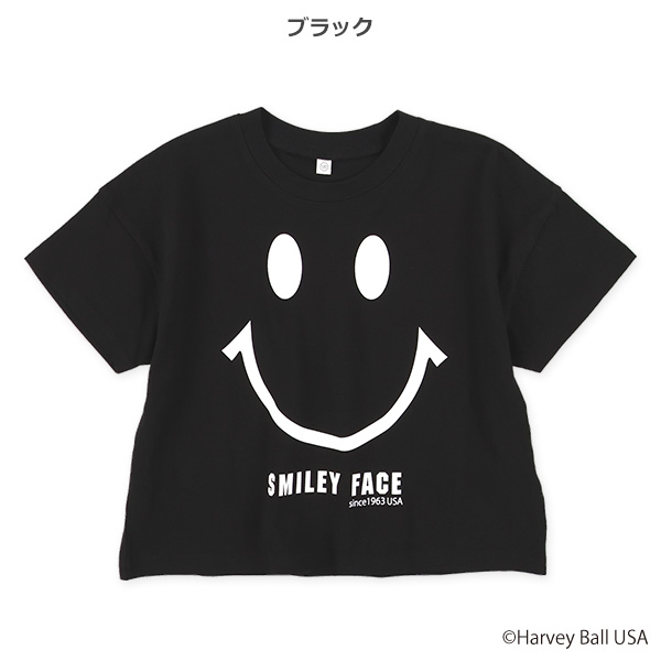 スマイリーフェイス半袖Tシャツ