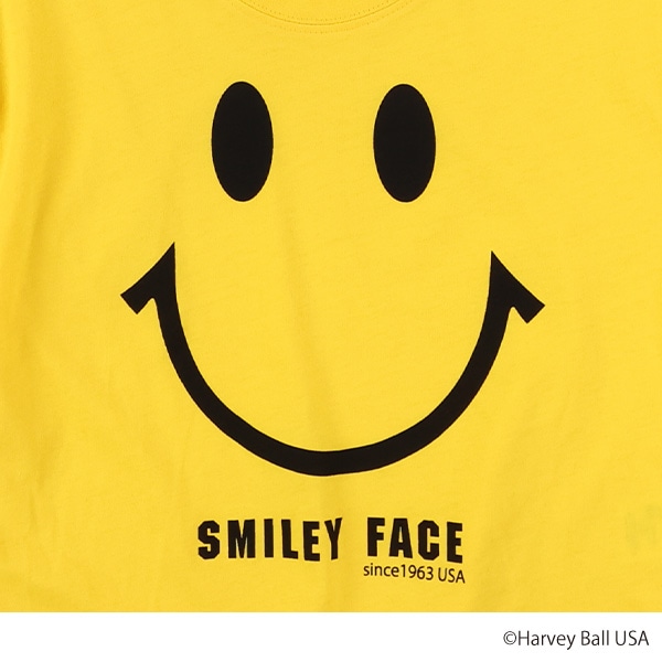 スマイリーフェイス半袖Tシャツ