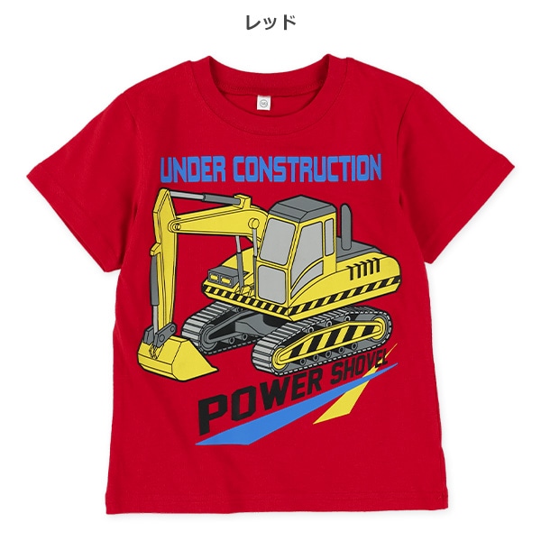 はたらくくるまビッグプリント半袖Tシャツ