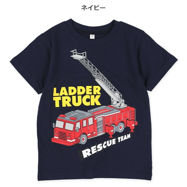 はたらくくるまビッグプリント半袖Tシャツ