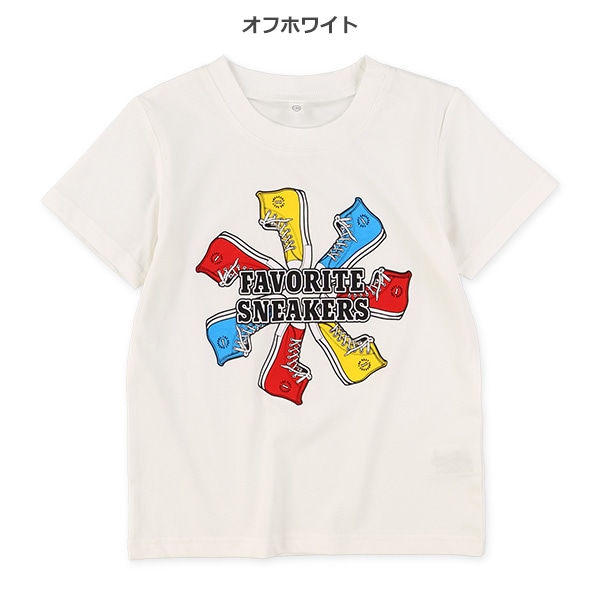 シューズ柄半袖Tシャツ