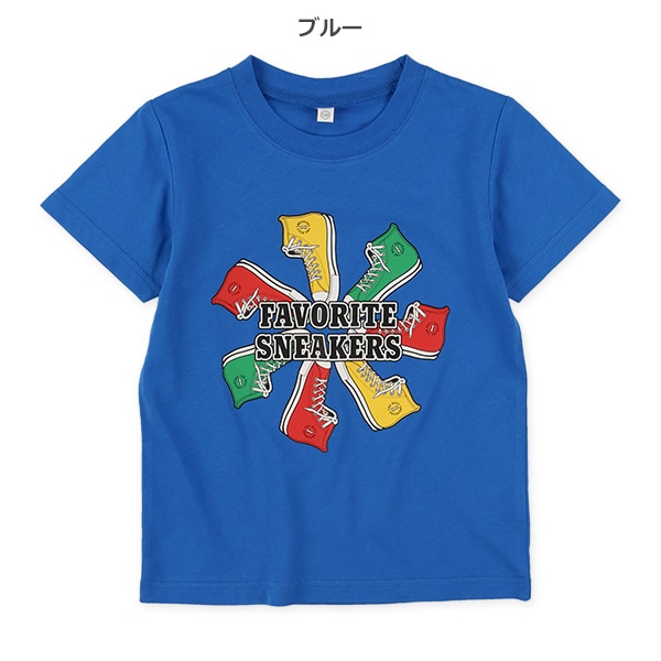 シューズ柄半袖Tシャツ