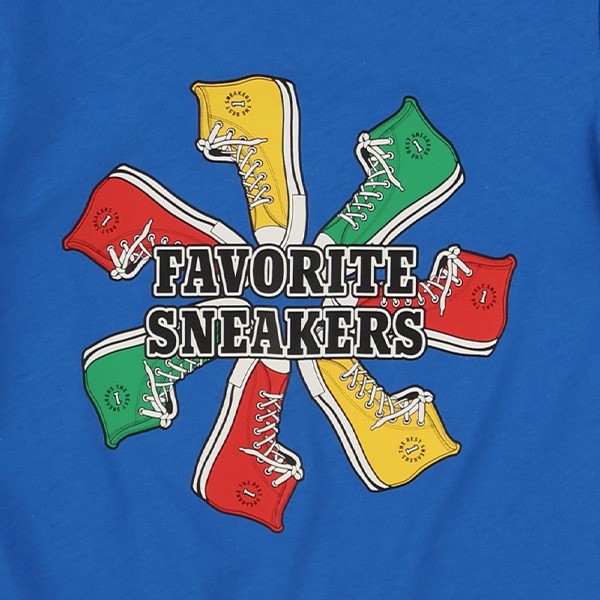 シューズ柄半袖Tシャツ