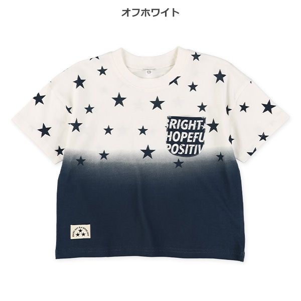 星グラデーション半袖Tシャツ